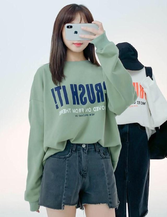 Áo thun nữ form rộng tay lỡ crush ngọc hân fashion sgs