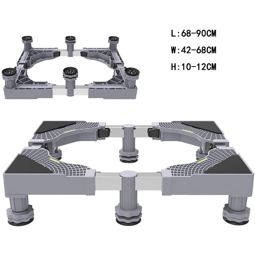 Chân kê máy giặt tủ lạnh hàng nhập khẩu fullbox 6 trụ đứng