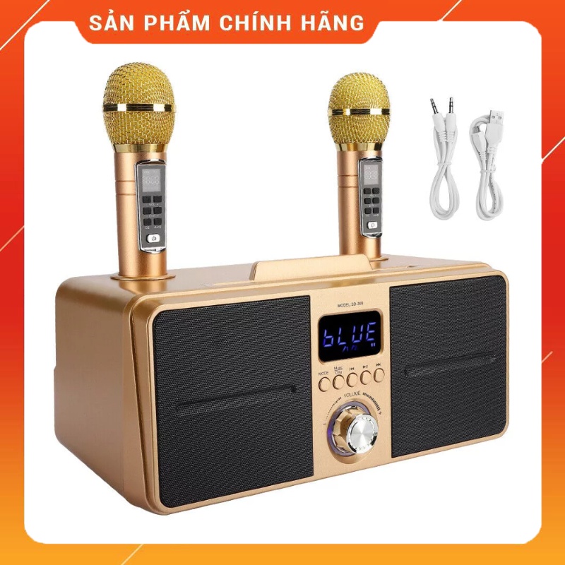 Loa karaoke sd-309 tặng kèm 2 micro không dây loa karaoke sd 309 chất lượng, giá tốt 2023, nơi bán loa karaoke sd-309 giá rẻ, loa karaoke bluetooth sd 309 - loa mắt cú cao cấp.