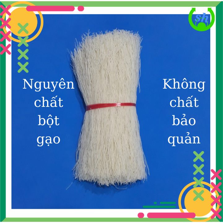 [HCM]Bún gạo khô Nam Định - 1kg - Nguyên chất bột gạo