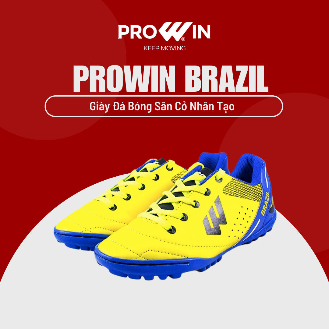 Giày đá bóng sân cỏ nhân tạo trẻ em Prowin BRAZIL