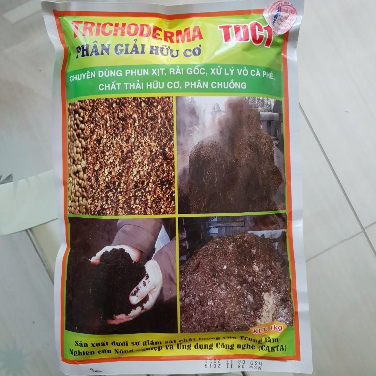 [HCM]Phân giải hữu cơ Trichoderma 1kg
