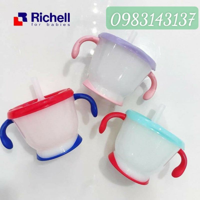 Cốc tập hút 3 giai đoạn Richell Nhật Bản