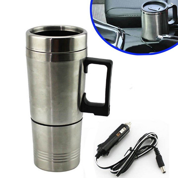 Bình Đun Nước Sôi 100 Độ Trên Xe Ô Tô Cực Tiện Lợi