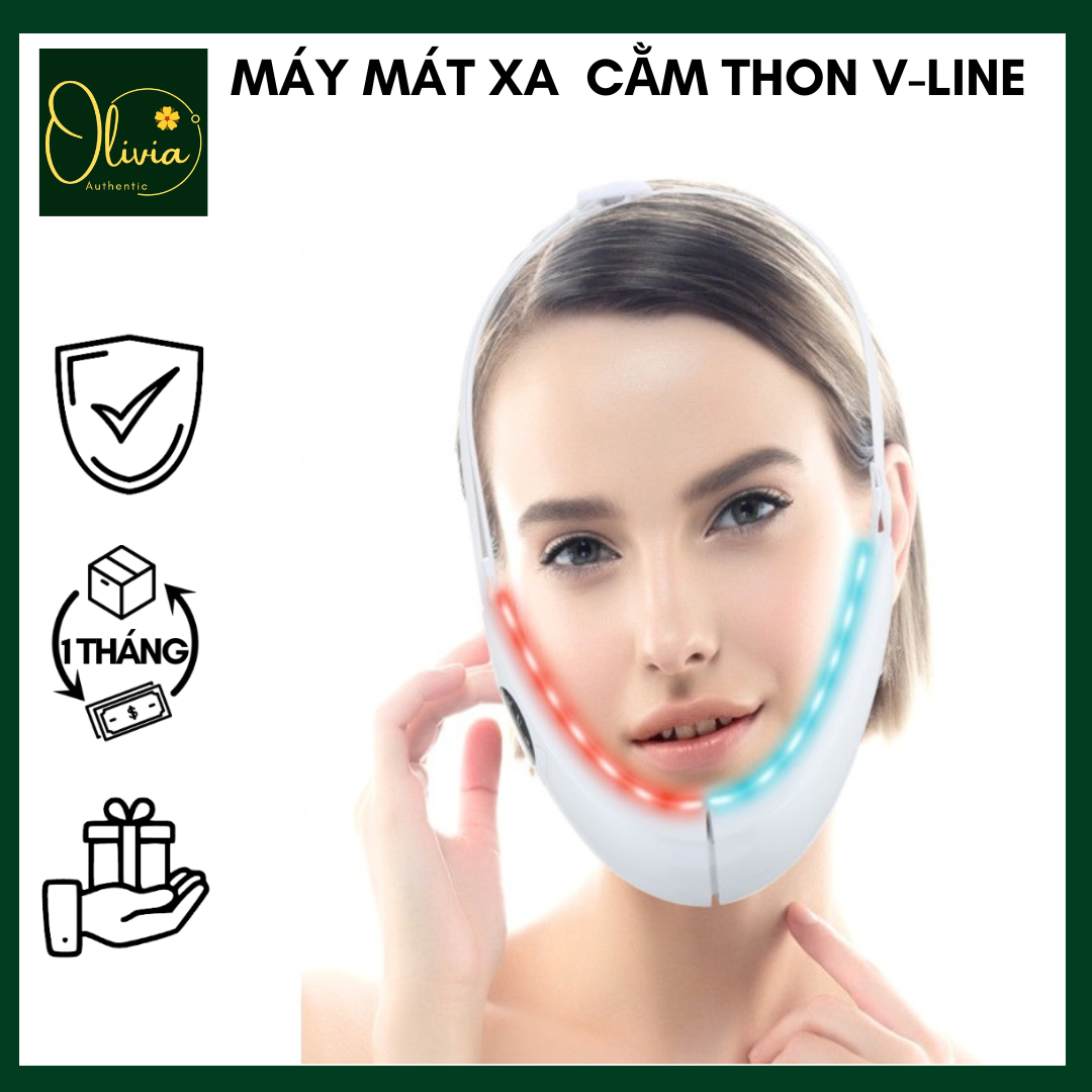 Máy mát xa mặt nâng cằm massage mặt OLIVIA chăm sóc da Massage mặt chính hãng cao cấp