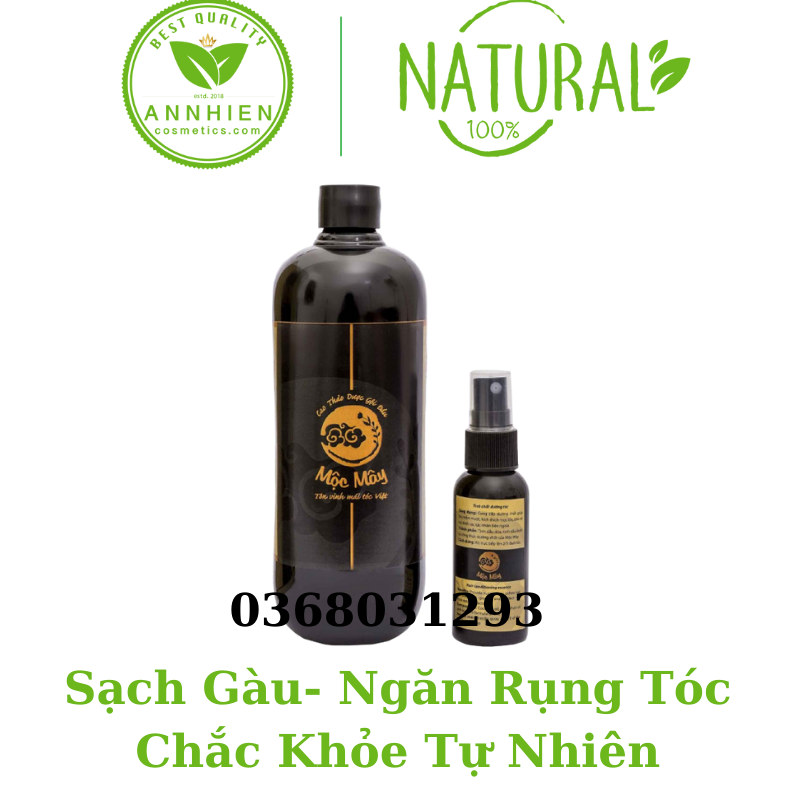 Cao thảo dược gội đầu mộc mây 500ml - giảm rụng tóc - gàu - kích thích mọc tóc và phụ hồi tóc