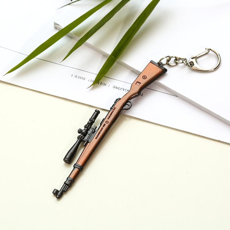 Móc khóa kar98 game pubg - mô hình trưng bầy k98 thép