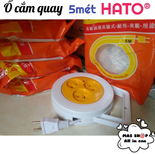 Ổ cắm quay hato cao cấp 5m