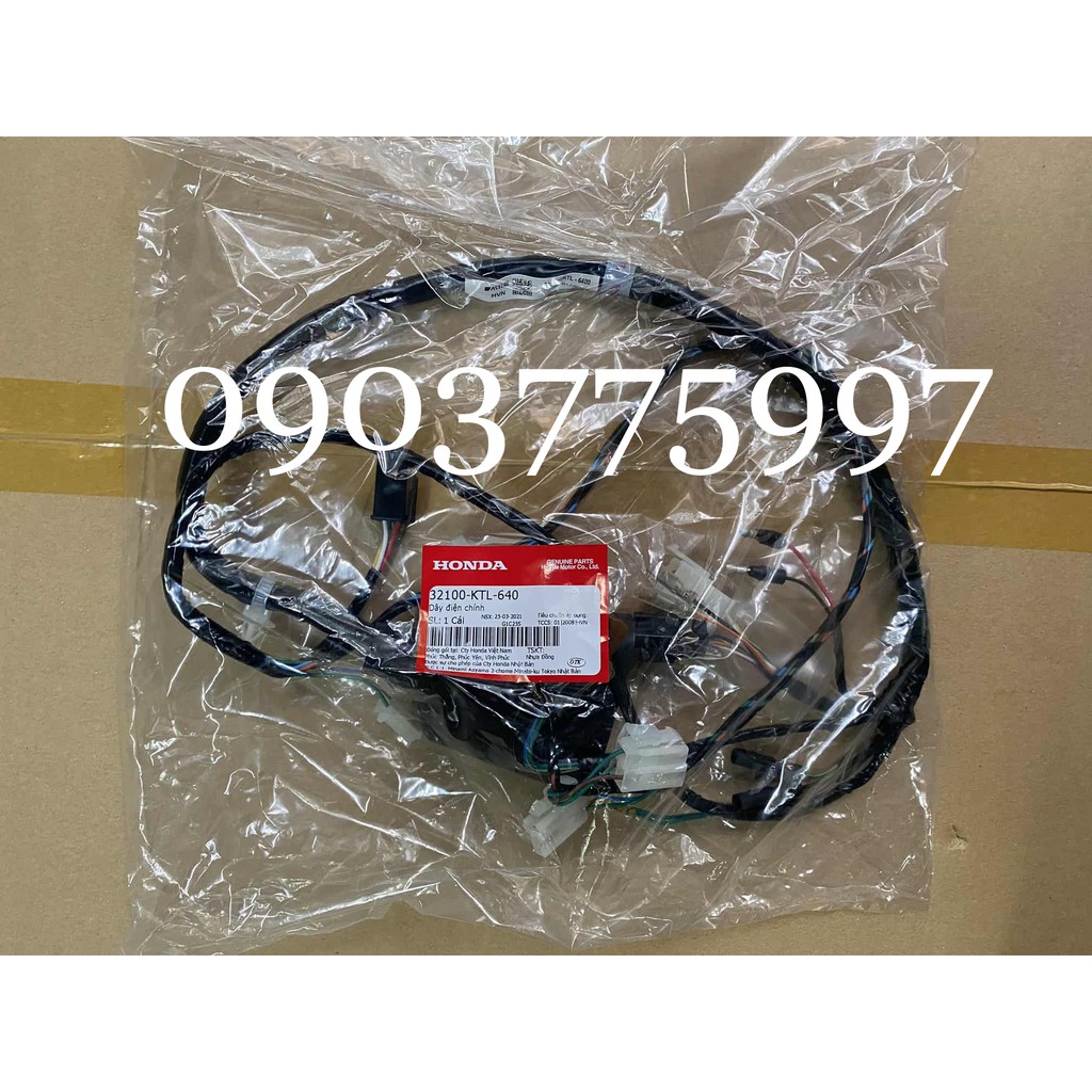 Dây điện chính wave a100 , dây điện sườn wave a 100 rs