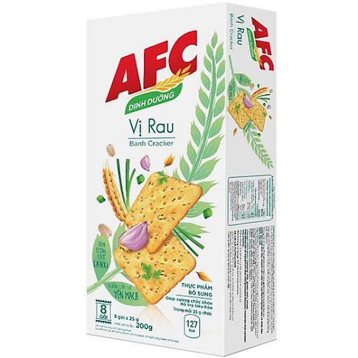 Bánh Kinh Đô Afc Dinh Dưỡng Vị Rau Cải Hộp 200G