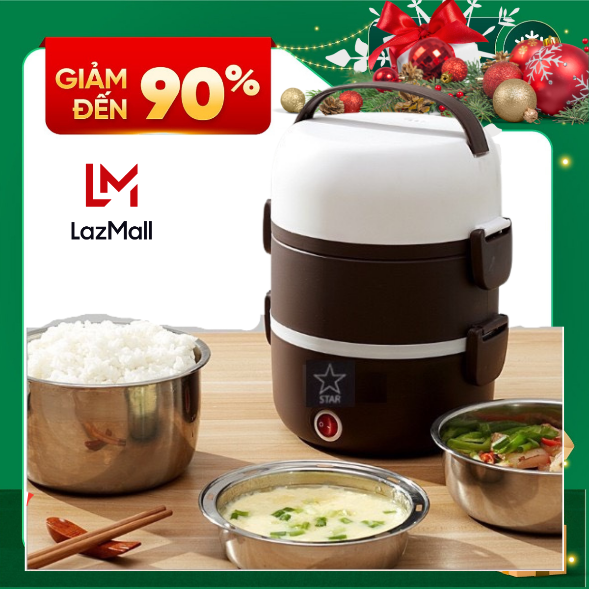 [TẶNG TÚI CAO CẤP] hộp cơm giữ nhiệt 3 tầng cắm điện, chất liệu an toàn, hộp cơm văn phòng tiết kiệm an toàn - Chính hãng dododios