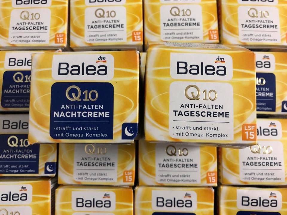 Bộ Kem duong da chống lão hoá Balea Q10 - Hàng chuẩn Đức