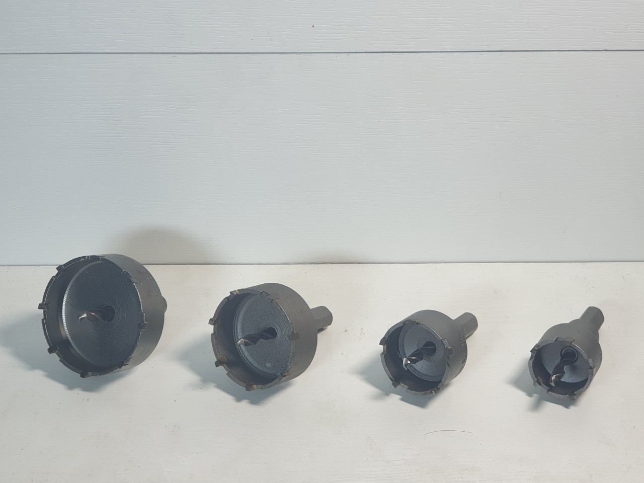 Mũi khoét sắt khoan lỗ tròn inox gỗ sắt đầu hợp kim phi 27mm, 32mm, 42mm, 50mm, 60mm