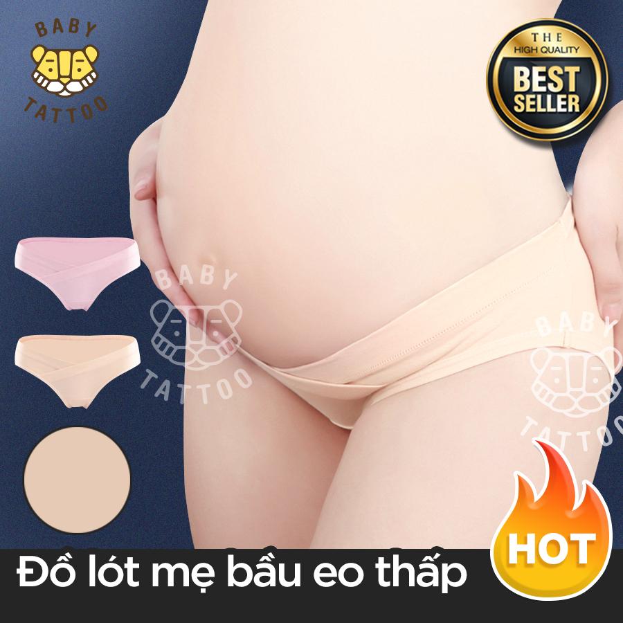 [HCM]Đồ lót mẹ bầu eo thấp Thân thiện với da thoáng khí giúp thoải mái mặc khi mang thai.