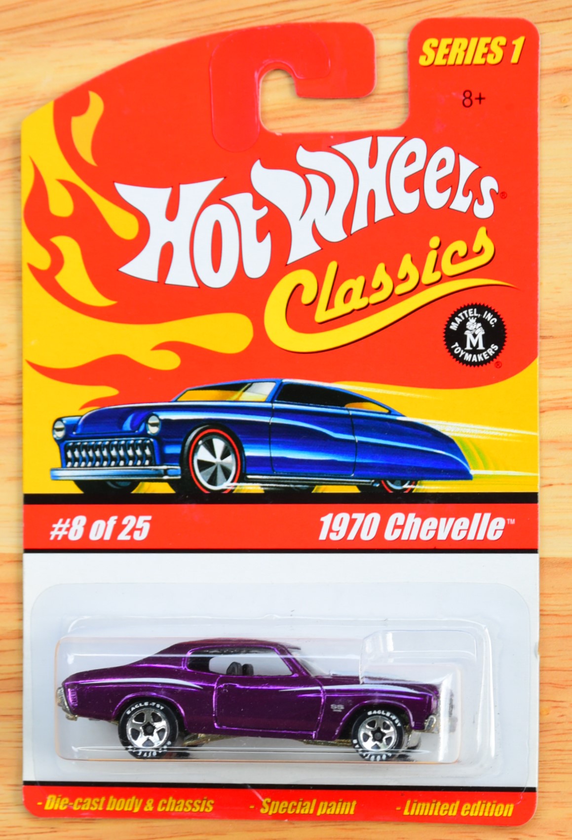 Ô tô mô hình tỉ lệ 1:64 hot wheels cool classics 1970 chevelle