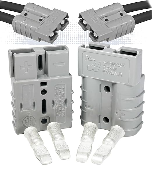 - jack smh anderson chống cháy cho pin lipo, xe máy điện, xe nâng điện, jack acquy ups - 40a 50a 120a