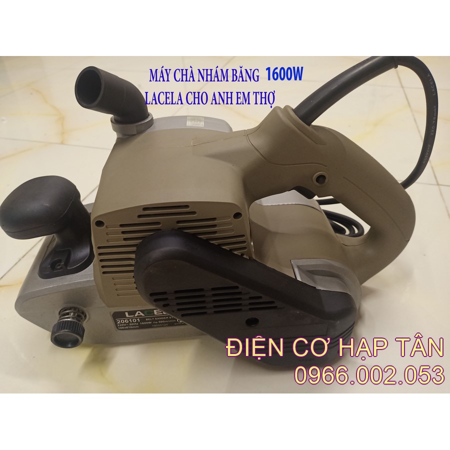 Máy chà nhám băng lacela 1600w – chất lượng cao - cho anh em thợ