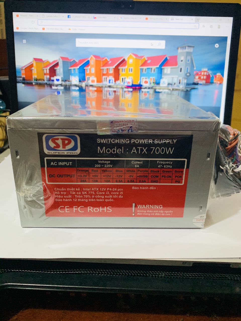 Bộ nguồn máy tính SP 700w 24pin - PSU 700W