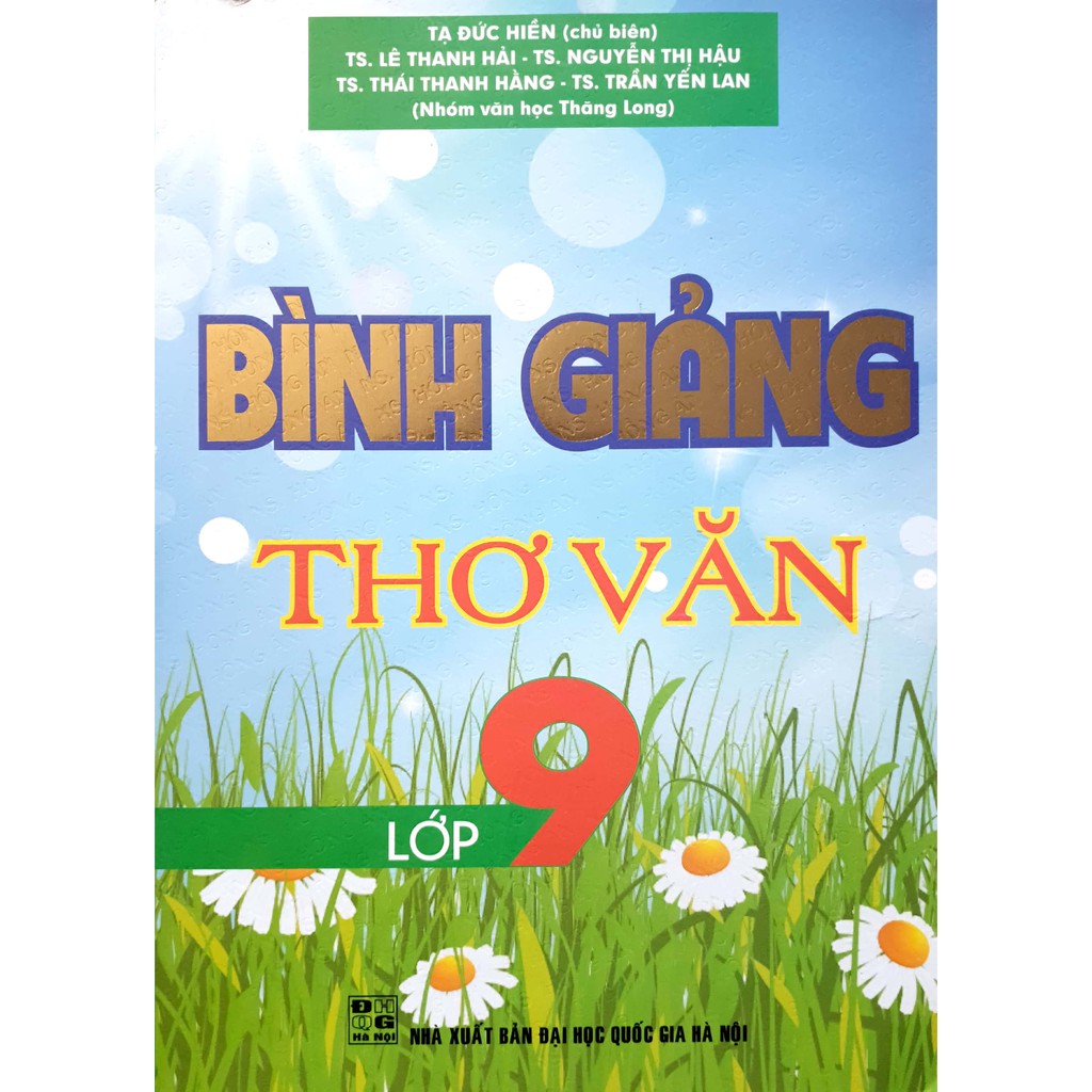 Sách - bình giảng thơ văn lớp 9