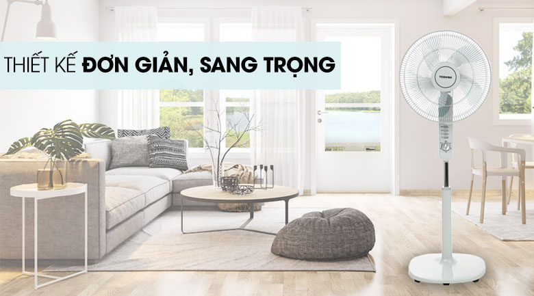 Quạt đứng Toshiba F-LSA10VN Xám Quạt đứng Toshiba F-LSA10VN Xám
