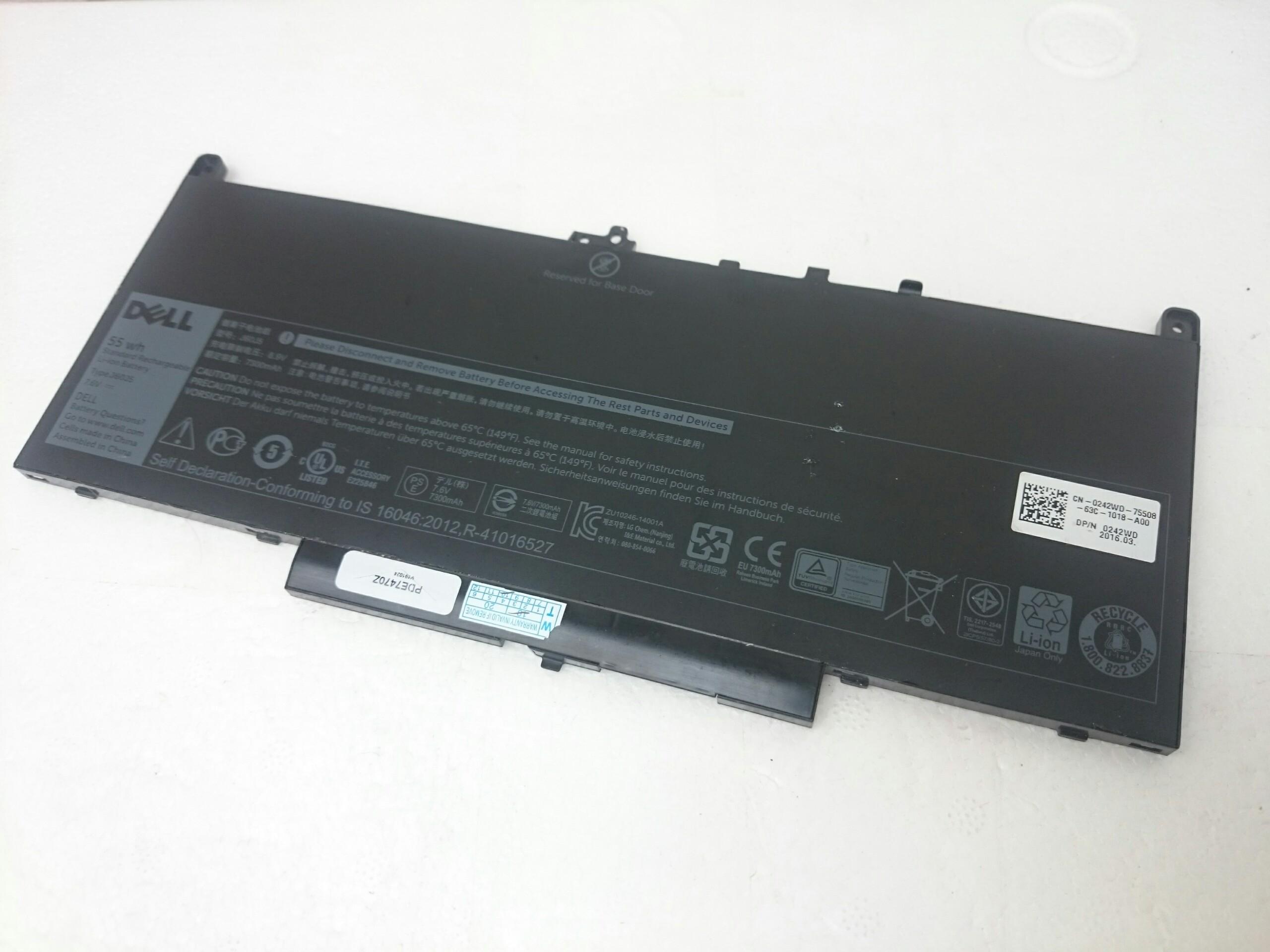 Pin laptop Dell Latitude E7270 E7470 J60J5 Zin Bảo hành toàn quốc