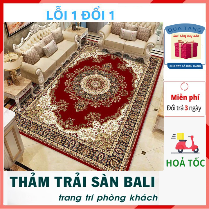 [ TẶNG THÊM THẢM CHÂN ] Thảm Trải Sàn FKYFAN 2MX3M VÀ 1M6X 2M3, THẢM BALI TRẢI SÀN Sang Trọng, Thảm Nỉ Lót Sàn cho Phòng Khách Bàn Phòng Ngủ Phòng trang trí  Thảm Vuông Chống Trơn Trượt Dạ Nỉ Trẻ Em Chơi - TTSNI1