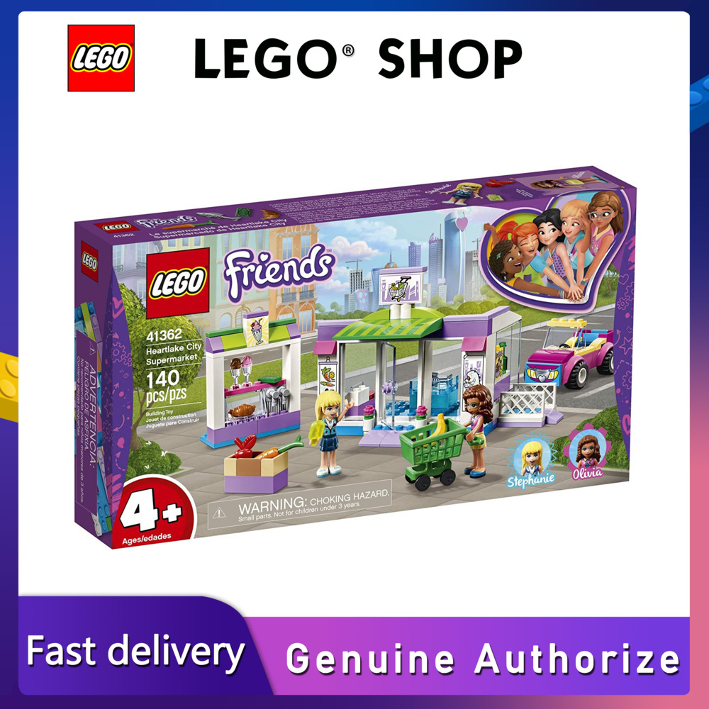 【Hàng chính hãng】 LEGO Friends Heartlake City Siêu thị 41362 Bộ xếp hình (140 món) Đảm bảo chính hãng, từ Đan Mạch