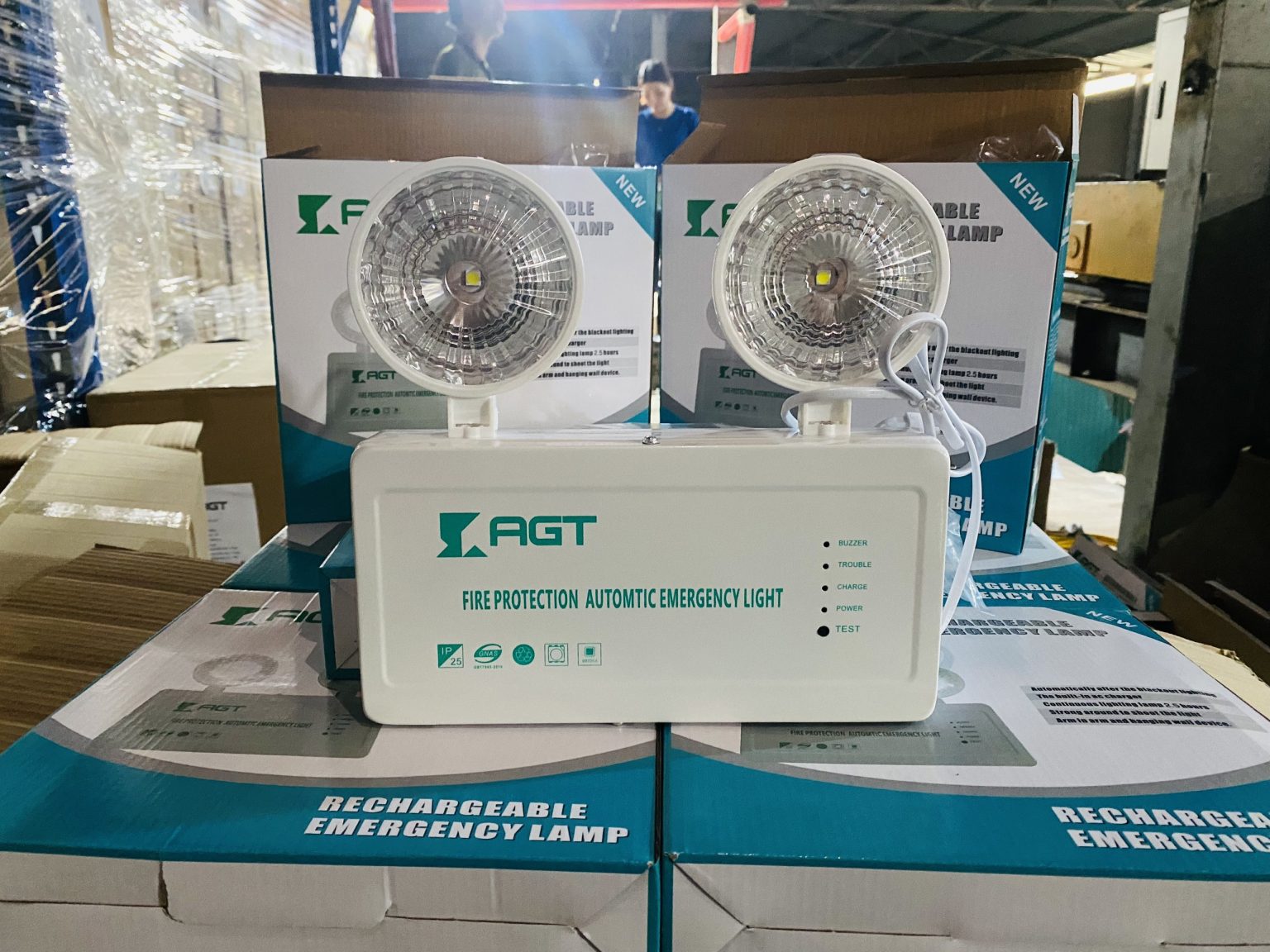 Đèn chiếu sáng sự cố AGT, đèn sự cố phòng cháy, đèn chiếu sáng phòng cháy, đèn thoát nạn PCCC, đèn lưu điện