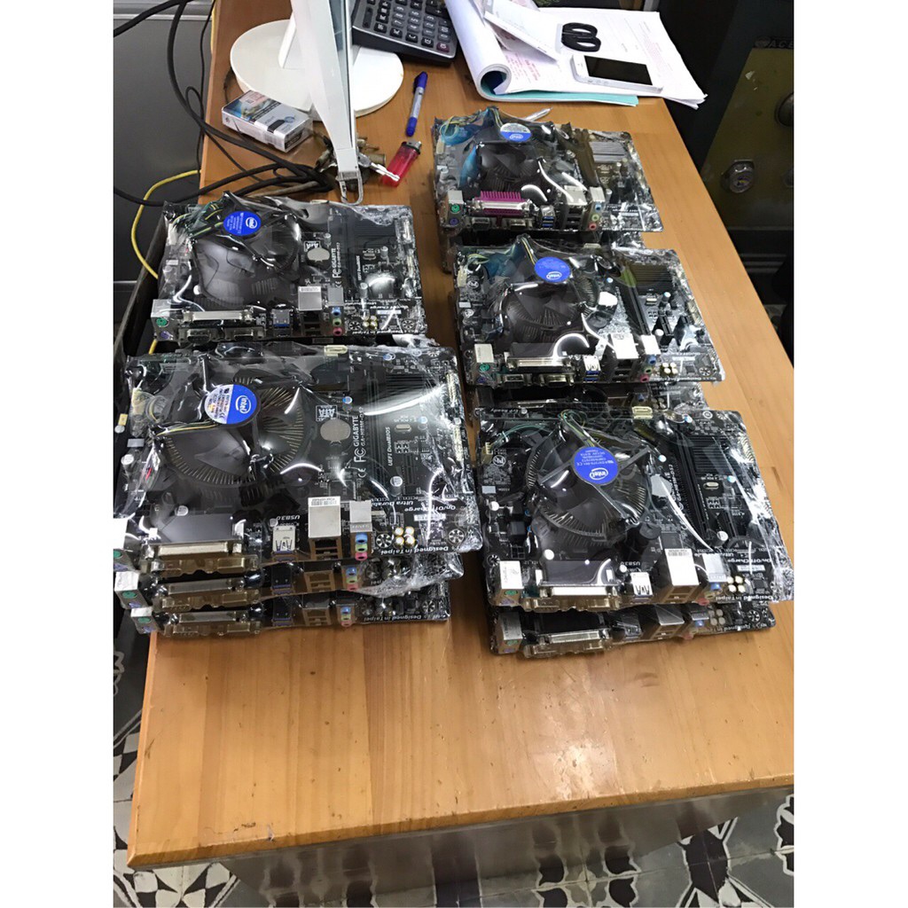 [HCM]Combo Main máy tính H110 Cpu G4400 Ram 4Gb