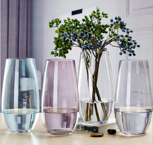 Lọ Hoa Thủy Tinh Maxwel cỡ lớn phong cách Bắc Âu trang trí nhà cửa CAO 28CM