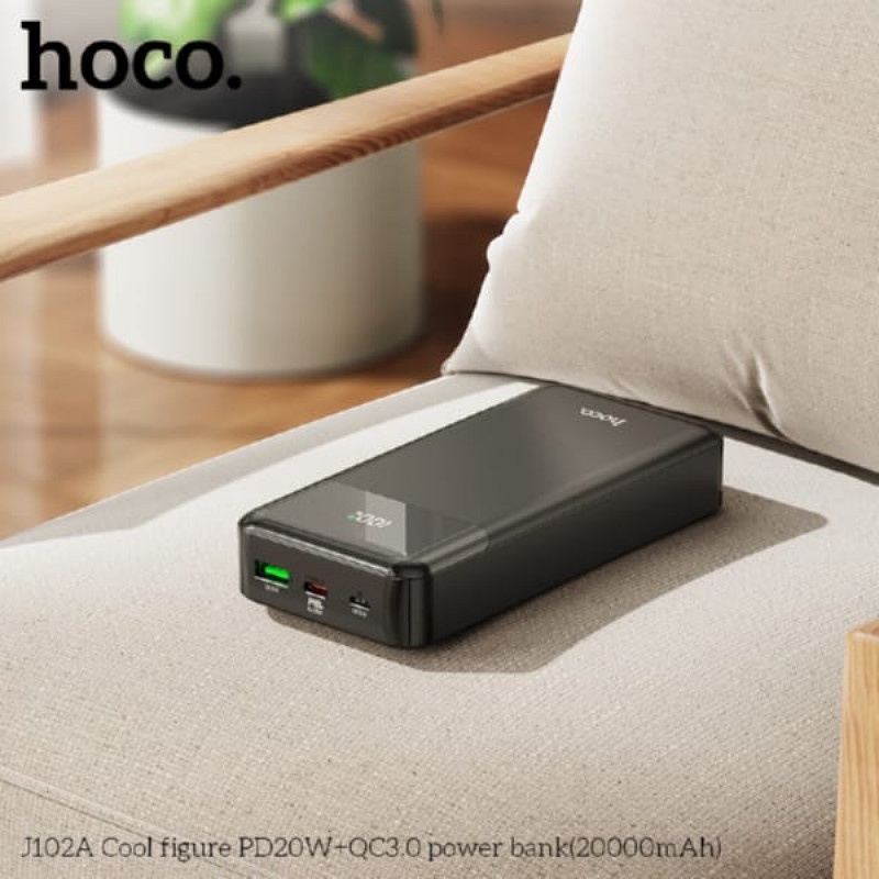 Sạc dự phòng hoco j102 10000mah 20000mah sạc nhanh 20w chính hãng hoco bảo hành đổi mới
