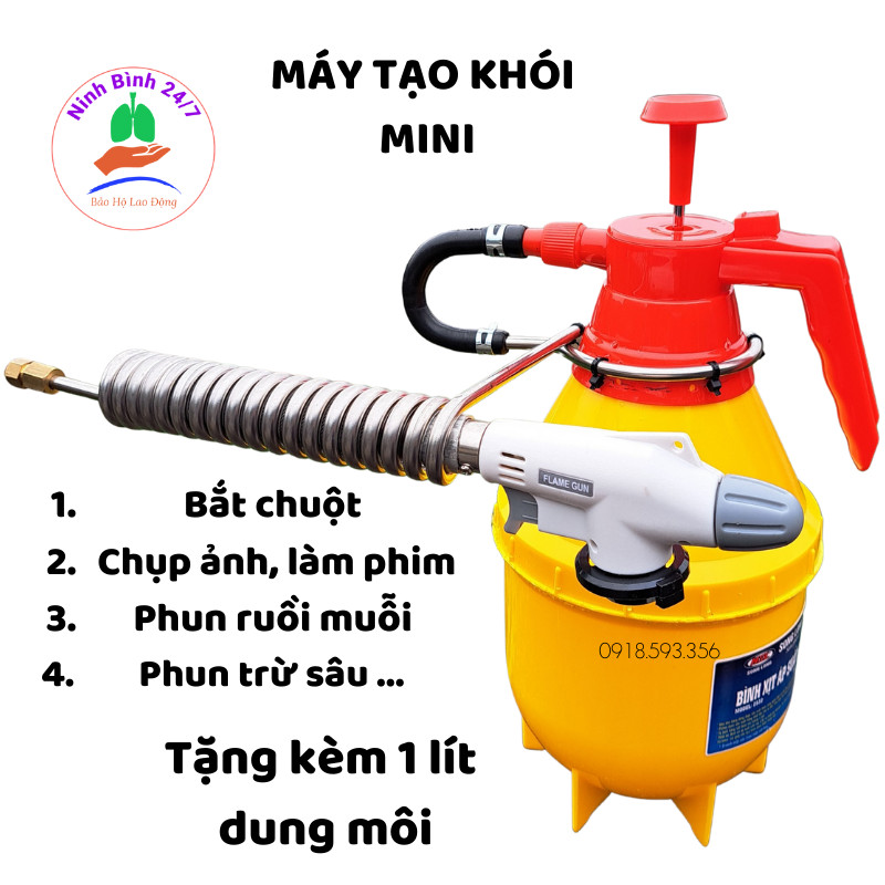 Máy tạo khói, bình phun khói mini dùng cho làm phim, chụp ảnh, hun đuổi chuột
