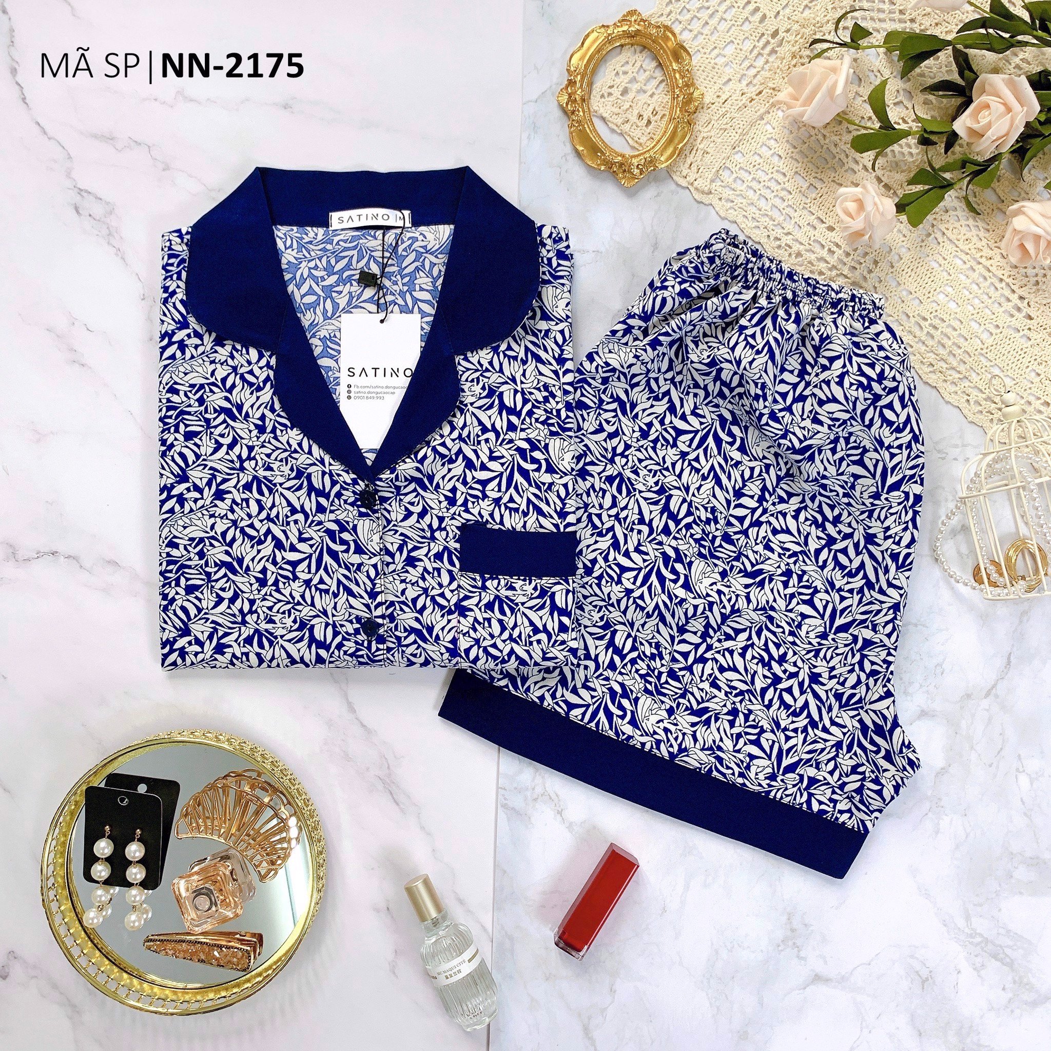 Pijama tnqn - zame dark blue 01