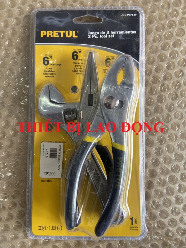 Bộ kềm 3 chi tiết pretul - 28216 - 28216