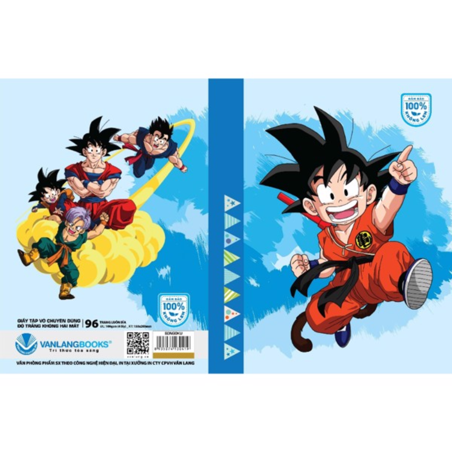 Combo 5 cuốn Tập HS Vanlangbooks 96 trang ĐL 100 (4 Ôli) - Songoku-Vanlangbooks