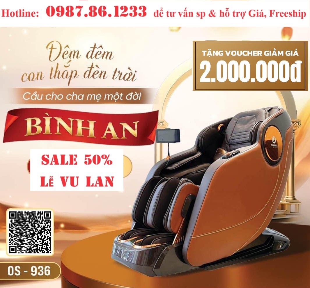 Ghế massage cao cấp nhật bản okinawa os 936