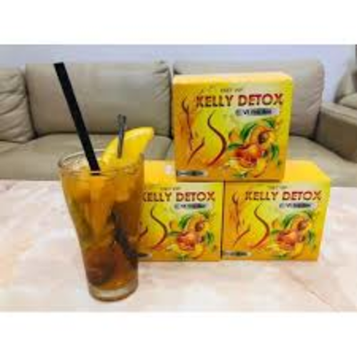 5 hộp trà đào kelly detox