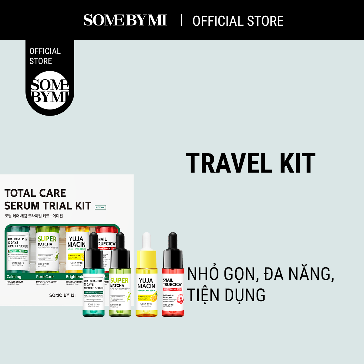 Bộ chăm sóc da Some By Mi Total Care SerumTrial Kit-Edition