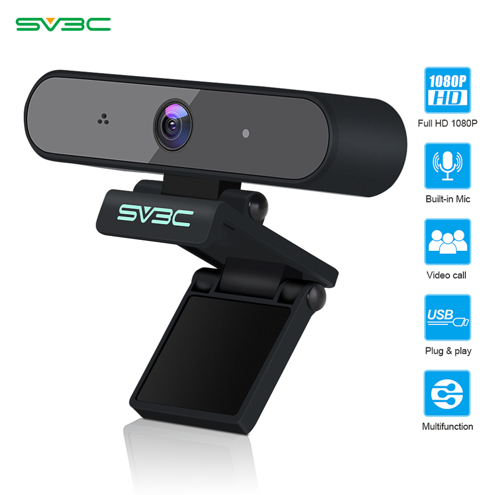 Full HD 1080P Webcam Máy Tính PC Web Camera Với Microphone USB Cắm Web Cam