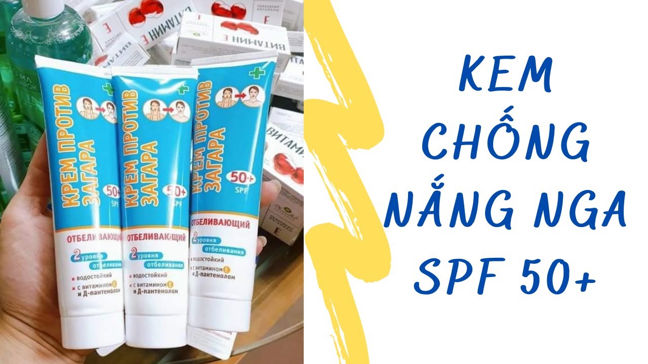 Kem chống nắng nâng tone da - chính hãng Nga
