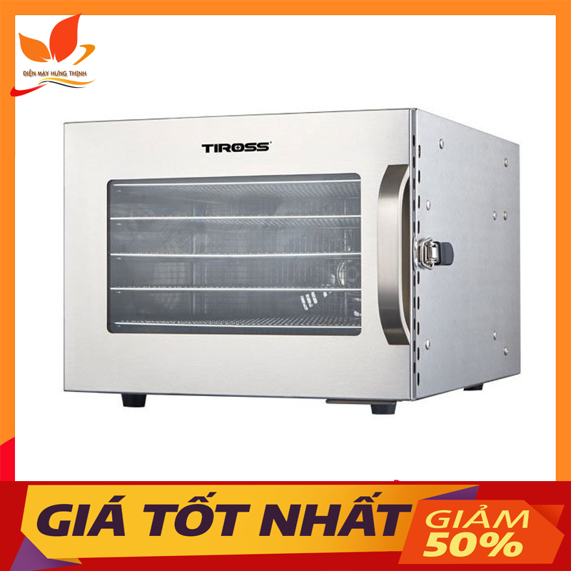 [CHÍNH HÃNG] Máy sấy thực phẩm Tiross TS9683 6 khay sấy inox