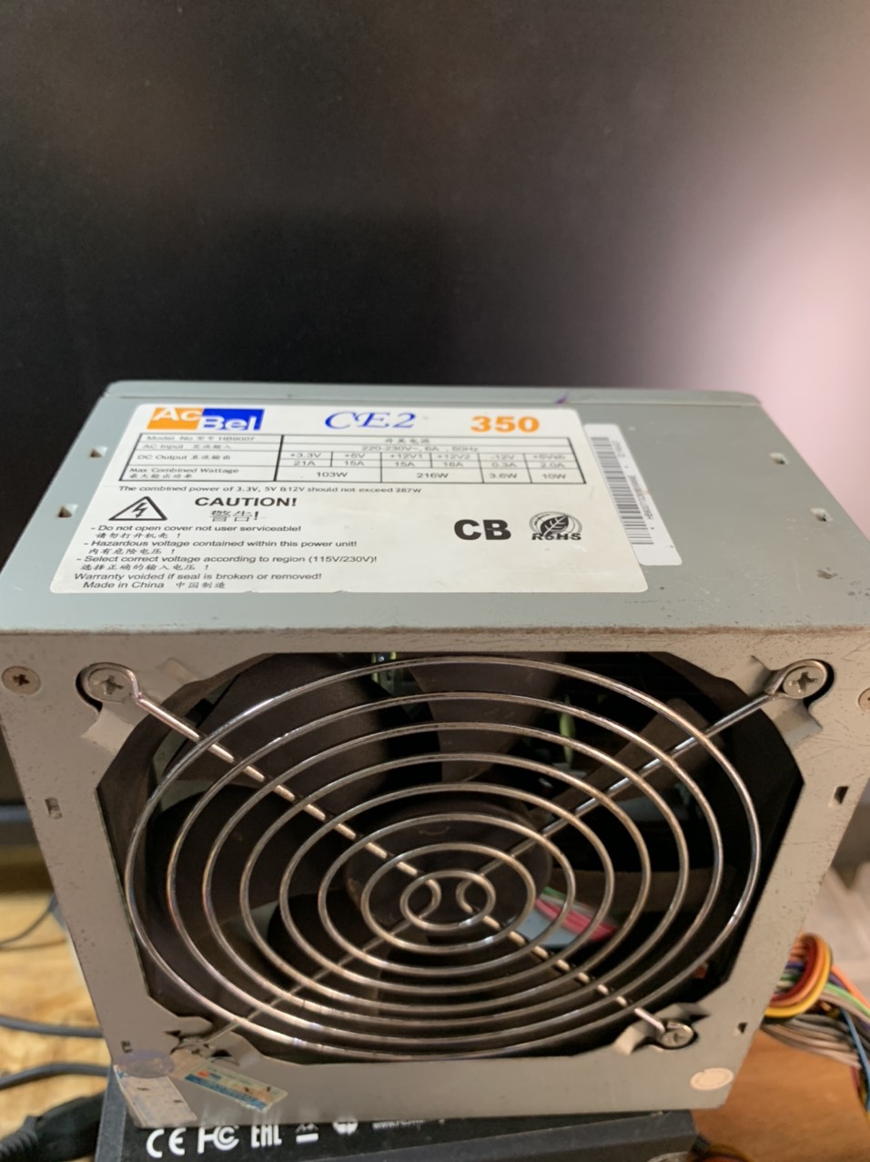 [HCM]UPS NGuồn Pc AcBel CE2 350 Fan 12 (8P Cpu + 6P Vga)- Vi Tính Bắc Hải