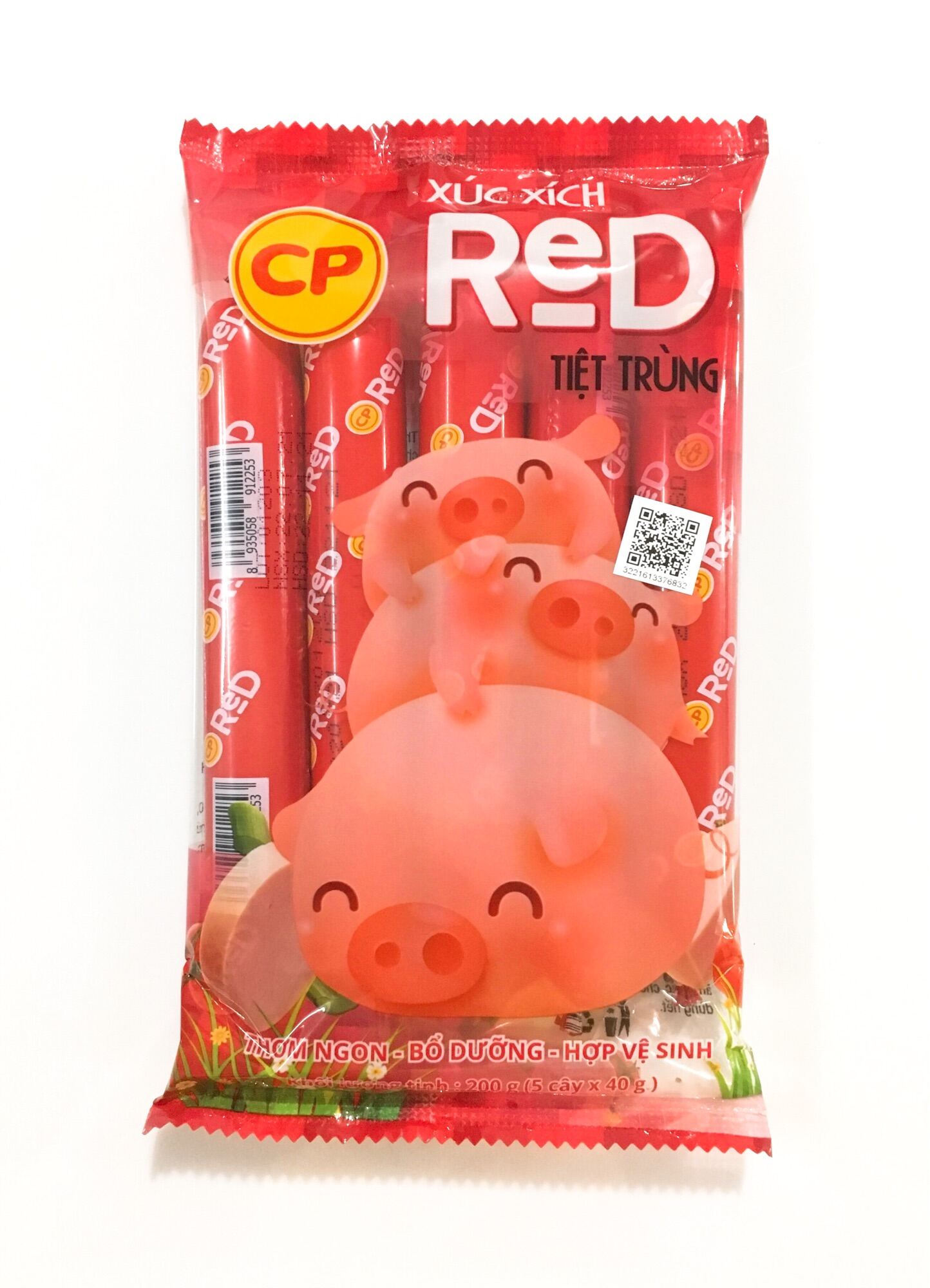 Xúc xích tiệt trùng CP gói 200g - doanvat_hangduong
