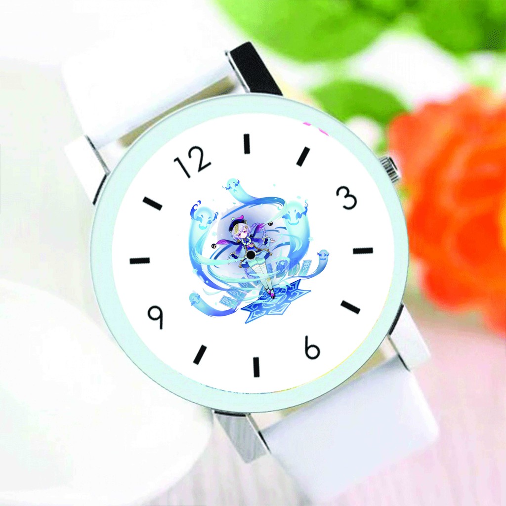 Đồng hồ đeo tay nam nữ GENSHIN IMPACT game anime chibi quà tặng dễ thương độc đáo xinh xắn thời trang