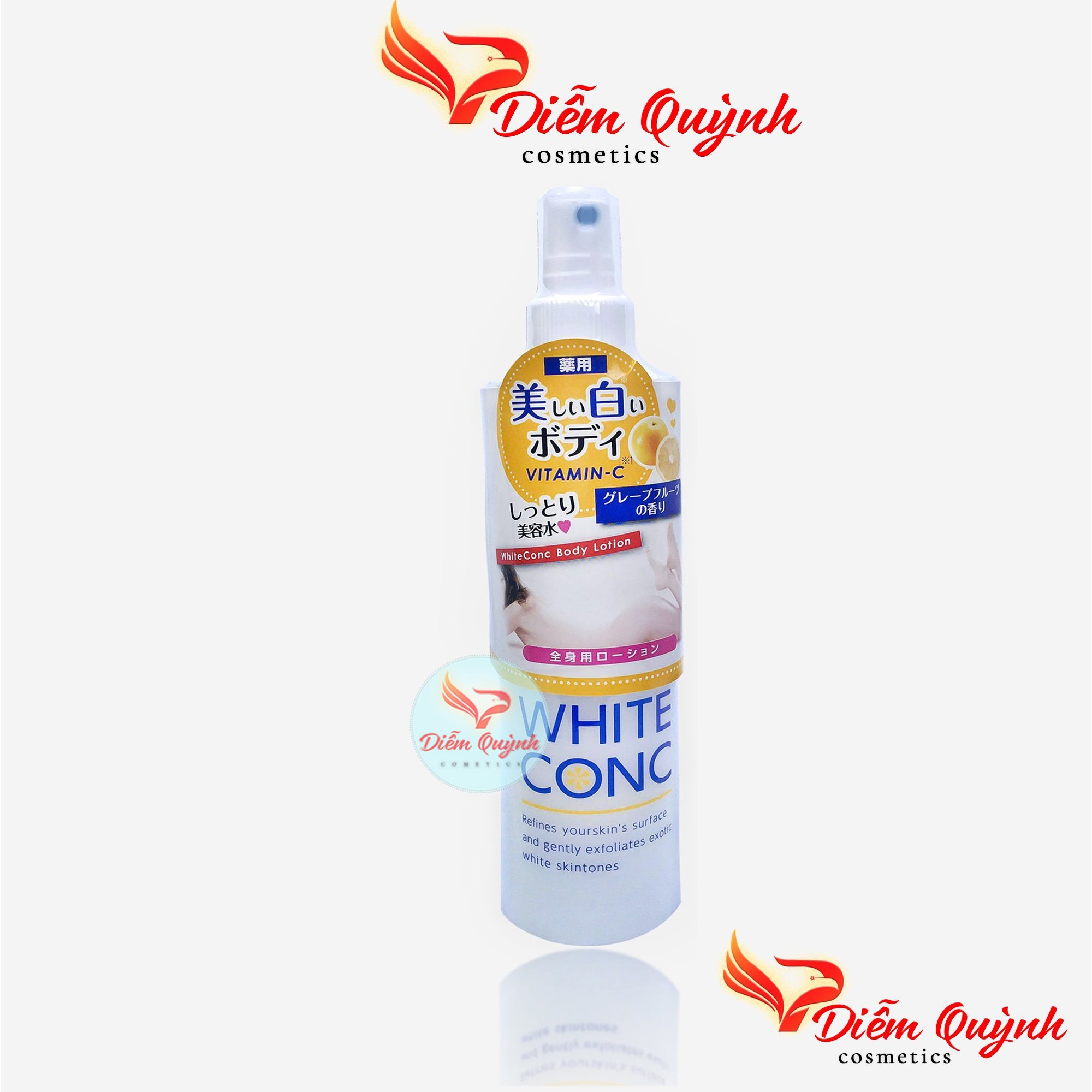 Xịt Dưỡng Trắng Da White Conc Body Lotion Vitamin C 245ml