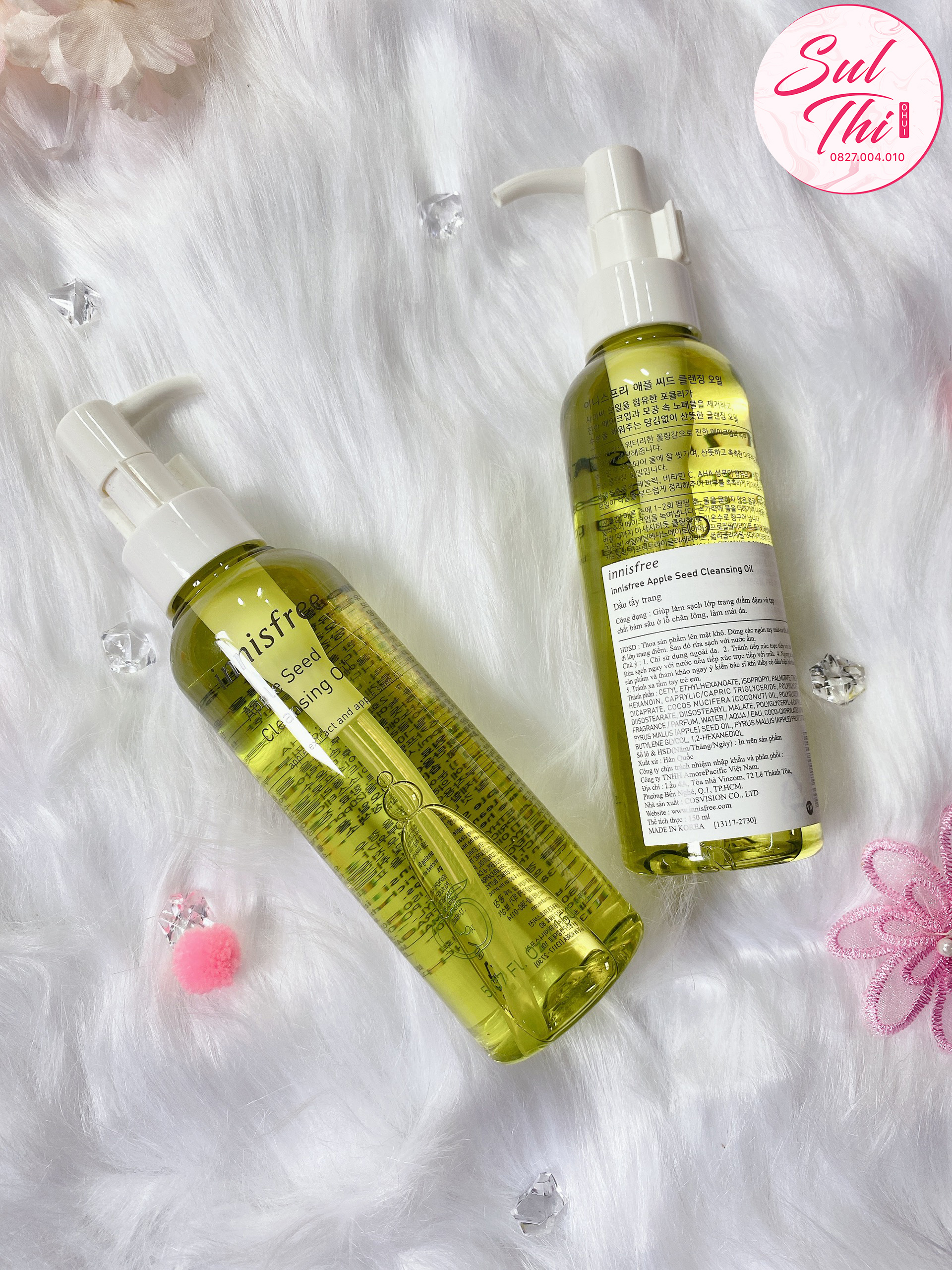 Dầu tẩy trang táo xanh innisfree Apple Seed Cleansing Oil 150ml