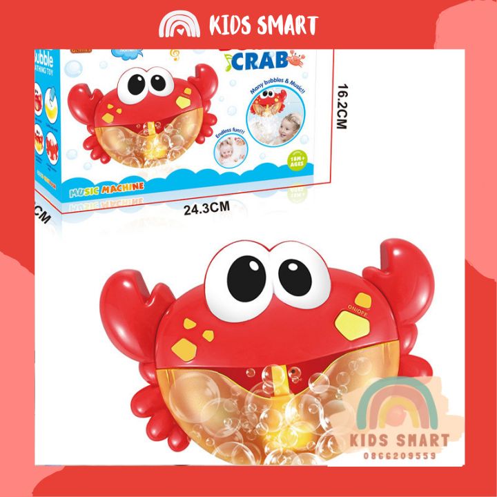 Cua tạo bọt xà phòng bong bóng🦀🦀sale sập sàn🦀🦀có nhạc cho bé
