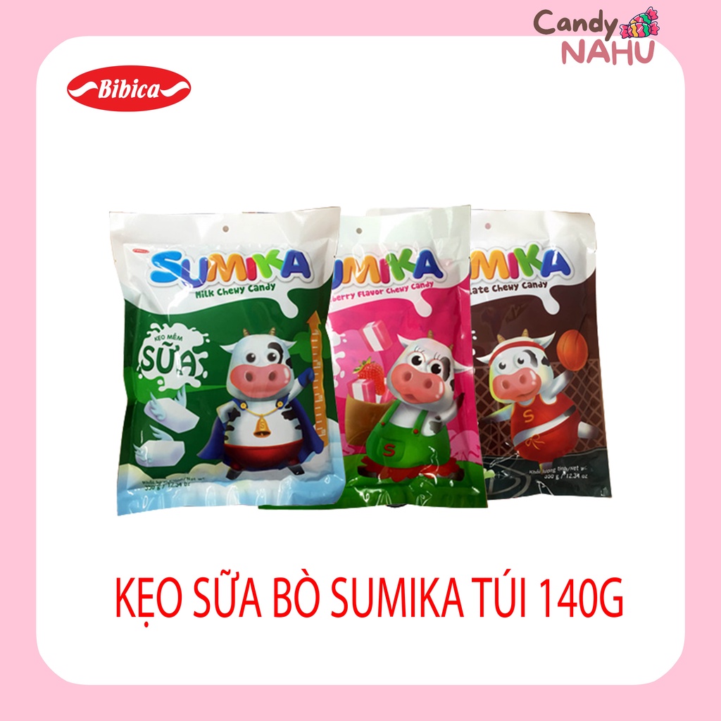 Kẹo sữa bò sumika bibica 140gr