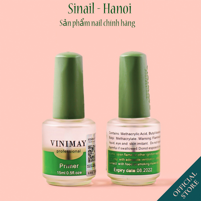 Kiềm dầu Vinimay chính hãng - Primer chuyên dụng cho dân làm móng giúp sơn gel bền và bám lâu hơn