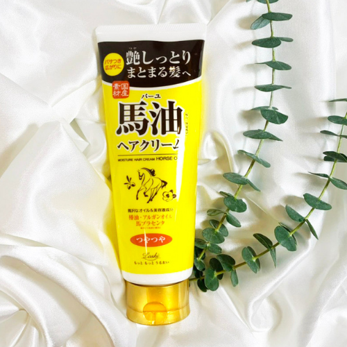 [HCM]Kem dưỡng tóc chiết xuất dầu ngựa Cosmetex Roland Loshi Moisture Hair Cream Horse Oil 160g